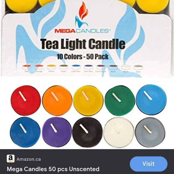 50 pack tea light candles - Picture 4 of 5